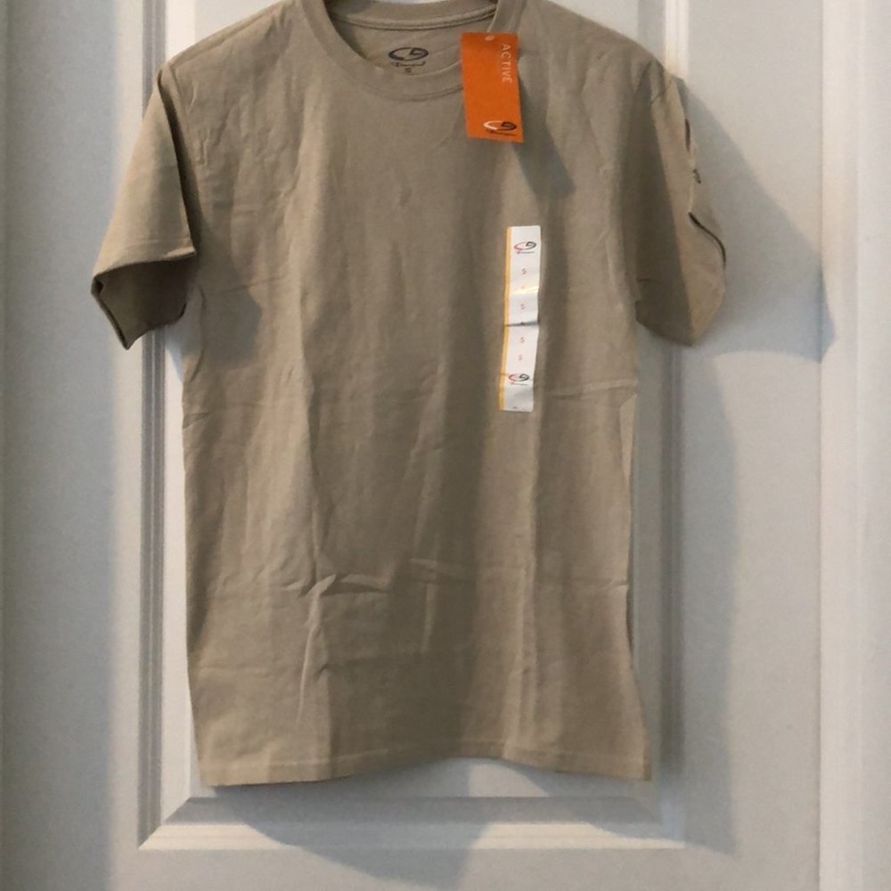 NWT C9 Champion Active Performance SS T Tan Men's Sz S